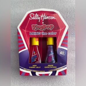 Sally Hansen x Ring Pop Nail Polish Set - Cherry Jelly & Grape Expectations
